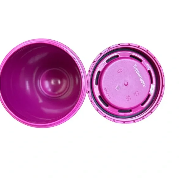 New Tupperware Purple Insulated Commuter Mug Travel Cup Tumbler 16 oz - Picture 4 of 5